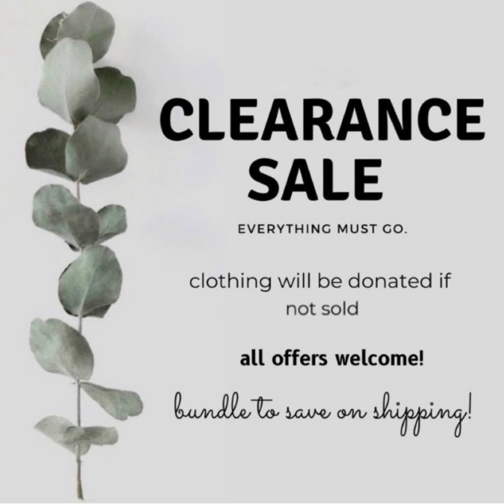 ~ clearance sale ~